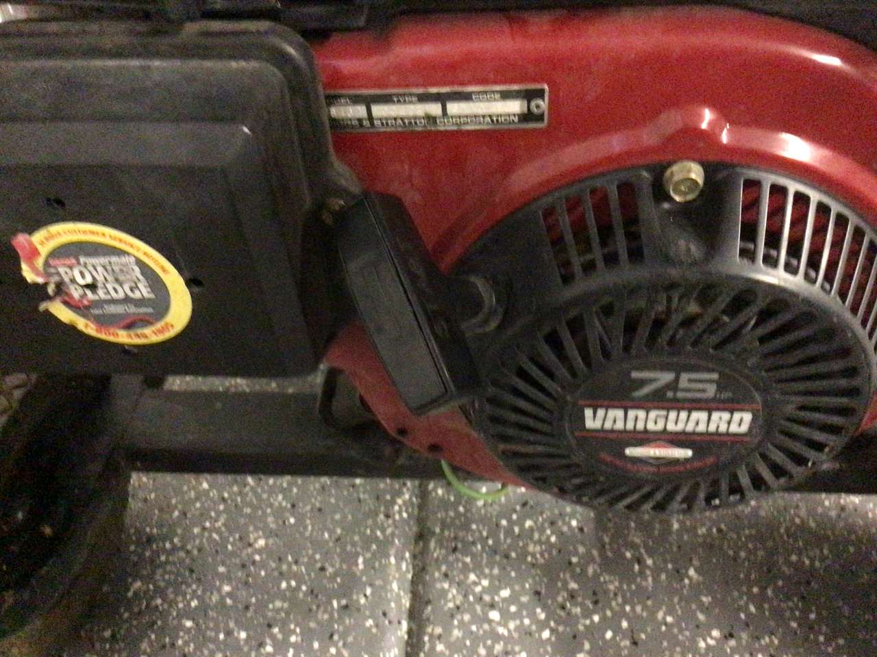 Briggs and Stratton powered generator