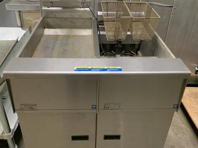 Used Pitco Electric Fryer and Filtration System in excellent working condition ,price reduced .