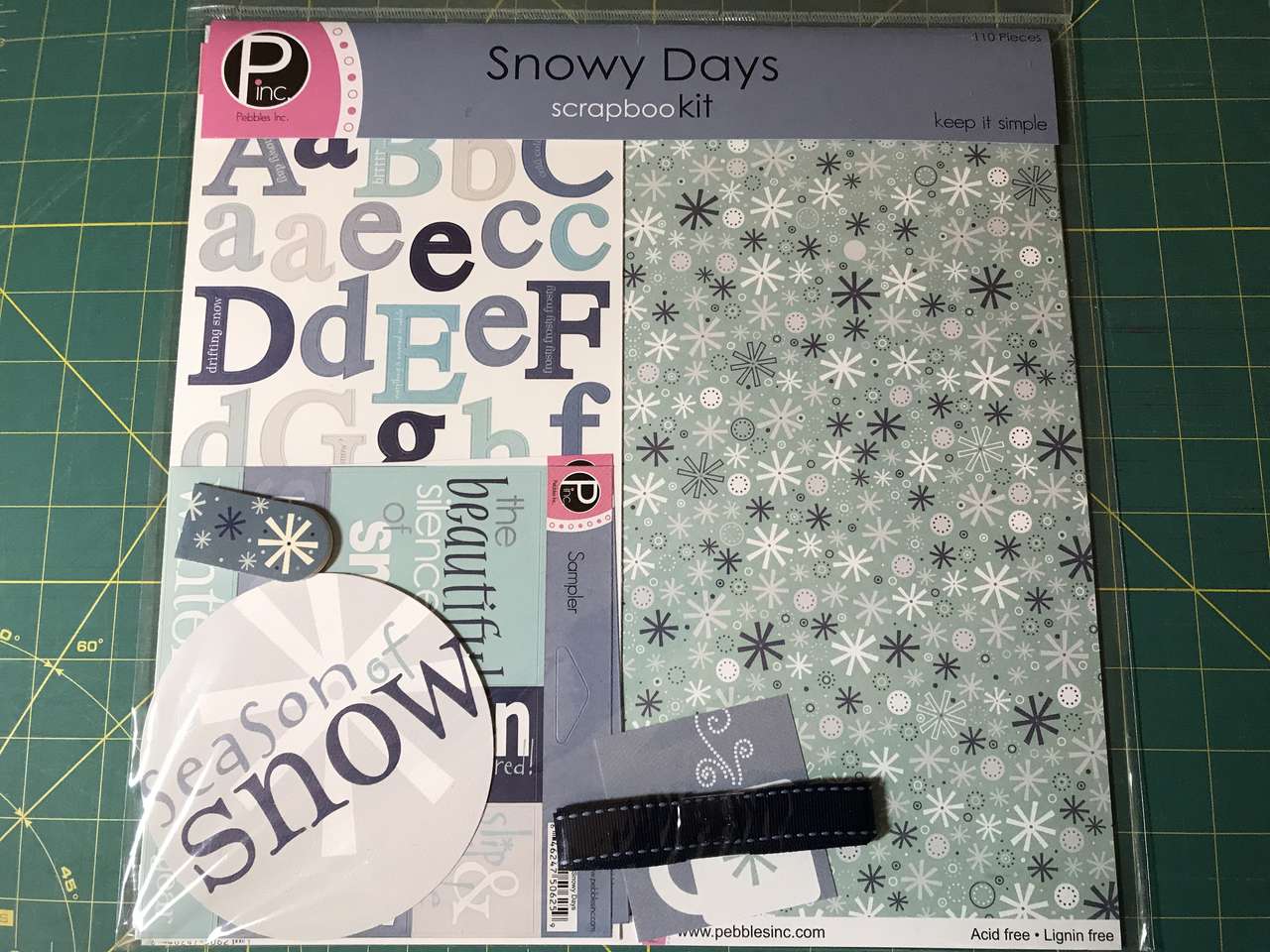 Snowy Days Scrapbook Kit by Pebbles Inc. NIP