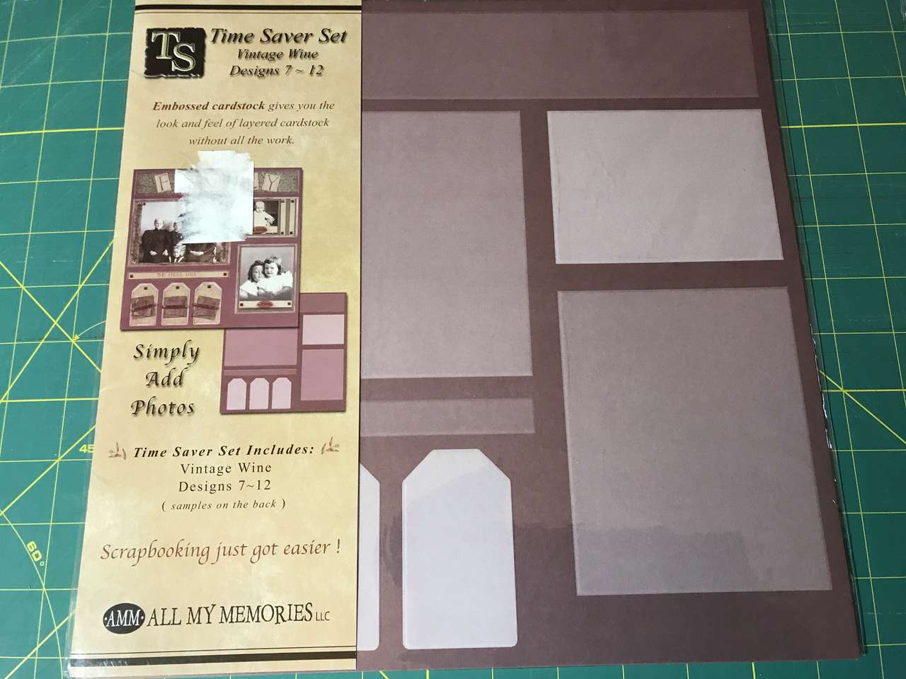 PICK All My Memories Time Saver Scrapbooking Sets 12”x12” 2 Packages/6 Pages Each, Or