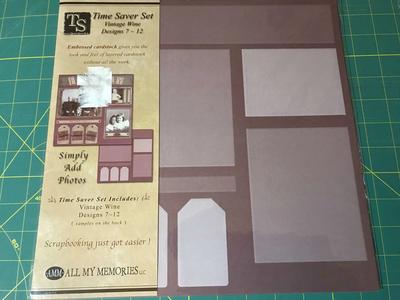 PICK All My Memories Time Saver Scrapbooking Sets 12”x12” 2 Packages/6 Pages Each, Or