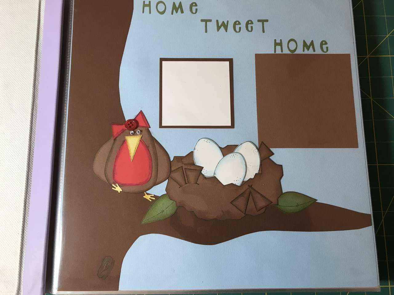 PICK 12in x 12in Scrapbook Pages Easter, Spring, Summer Designs Pre-made, Hand Pieced