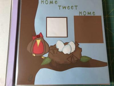 PICK 12in x 12in Scrapbook Pages Easter, Spring, Summer Designs Pre-made, Hand Pieced