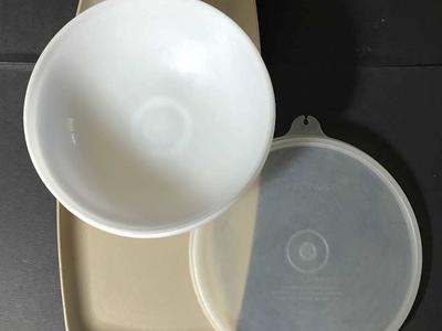 Tupperware Vintage Serve Ette Tray Bowl Chip Dip Relish Dish Snack Tray 771-1 or PICK 1 or More