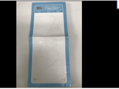 Stampin up Bigz XL Pennant Die 14” x 6”, Gently Used
