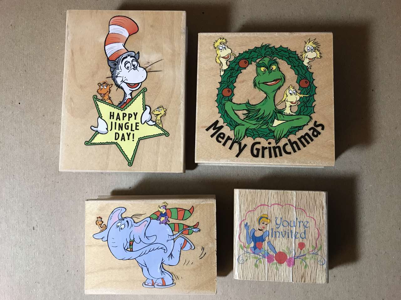All Night Media Rubber Stamps, Merry Grinchmas, Happy Jingle Day, Horton on Ice…