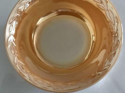 PICK FireKing Ovenware Peach Luster Bowl Vintage or Anchor Hocking Peach Luster Bowl or