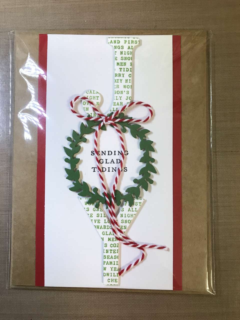 Christmas Greeting Cards w/envelopes, Handmade with all new materials