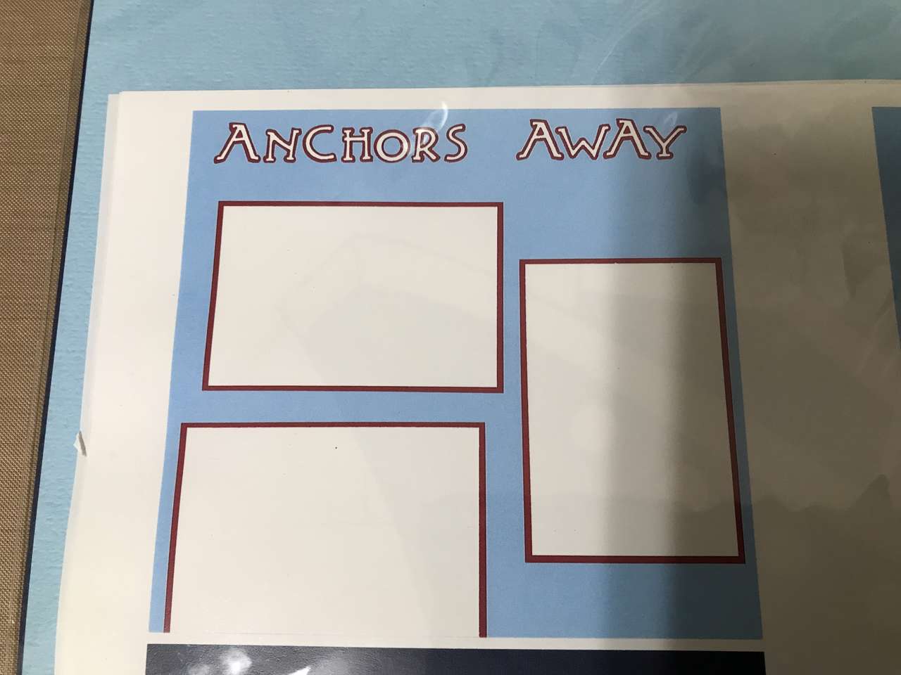 Anchors Away 2 Page Kit 12”x12” New