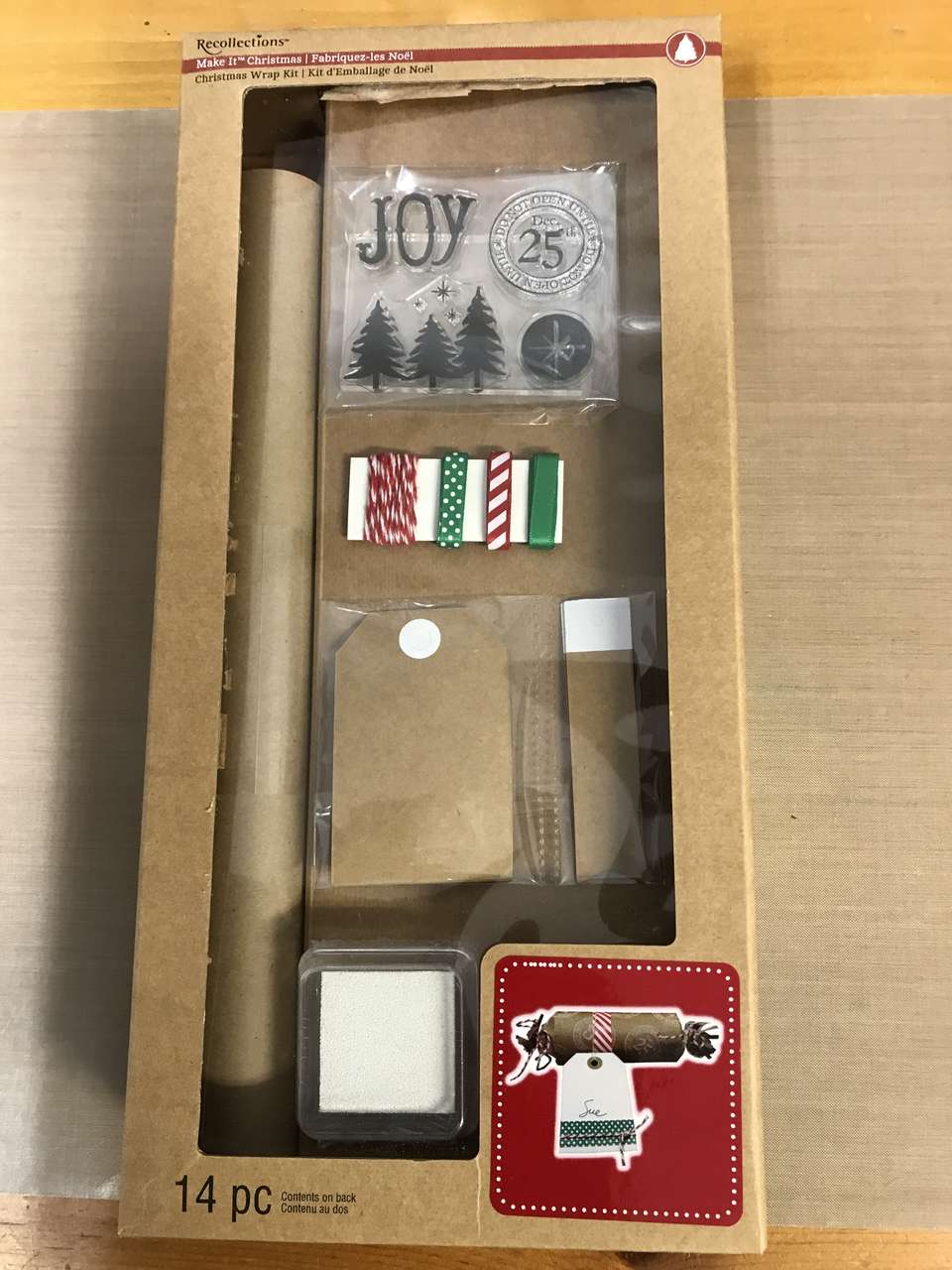 Christmas Wrap Kit, Make It Christmas by Recollections, NIP