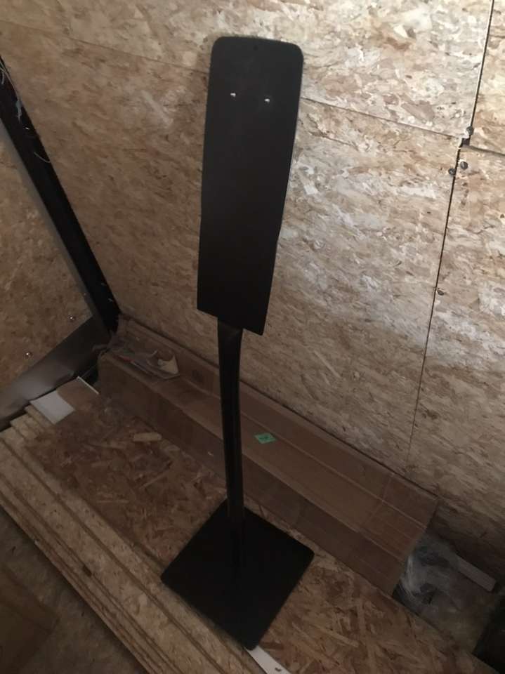 Hand Sanitizer Stand Or Sign Stand. Retail $100