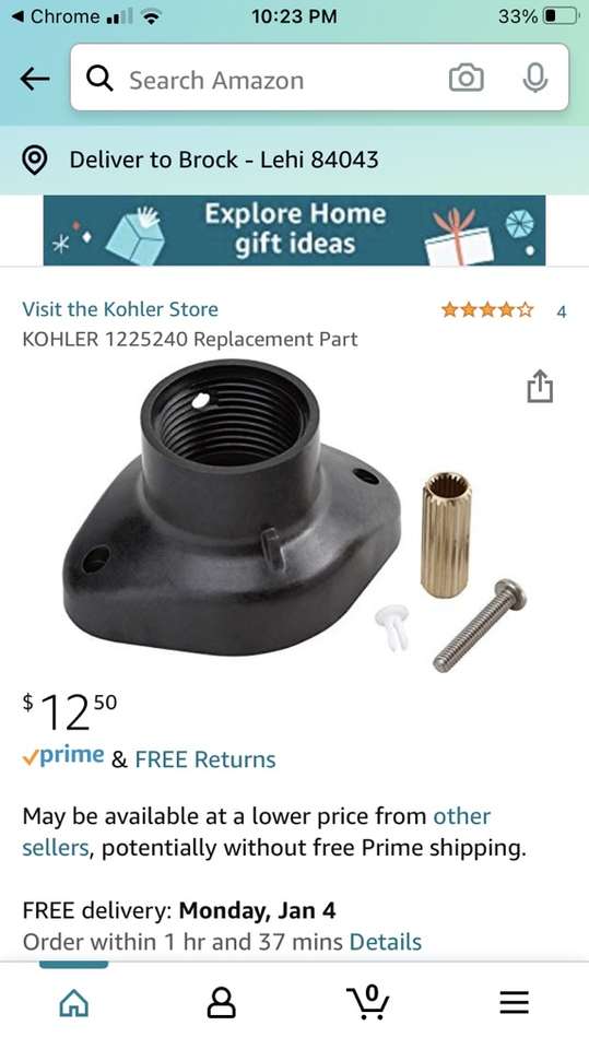 KOHLER 1225240 Replacement Part