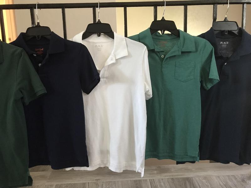 Boy's School Uniform Polo Shirts