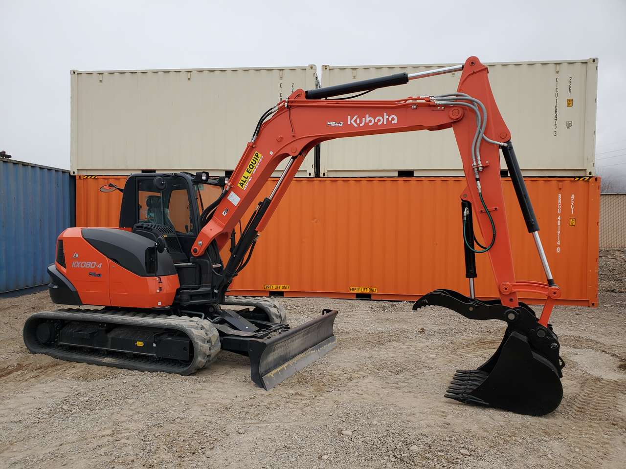 Kubota KX080 Excavator / Trackhoe Rentals KX80 Midi Ex