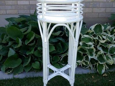 Wicker Woven Rattan Plant Stand
