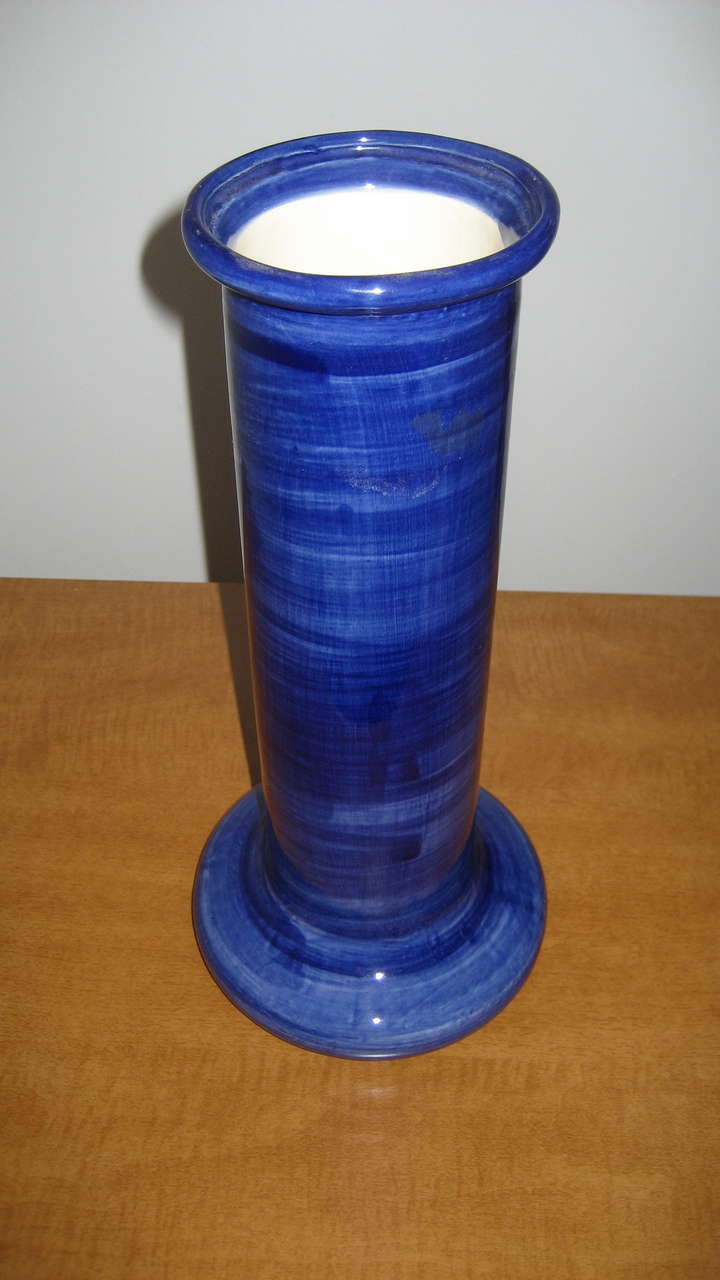 Australian Ceramic Cobalt Vase