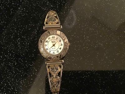 Kathy Ireland Filagree Heart Watch