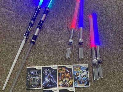 Star Wars Items, Including For The Wii, Read Below