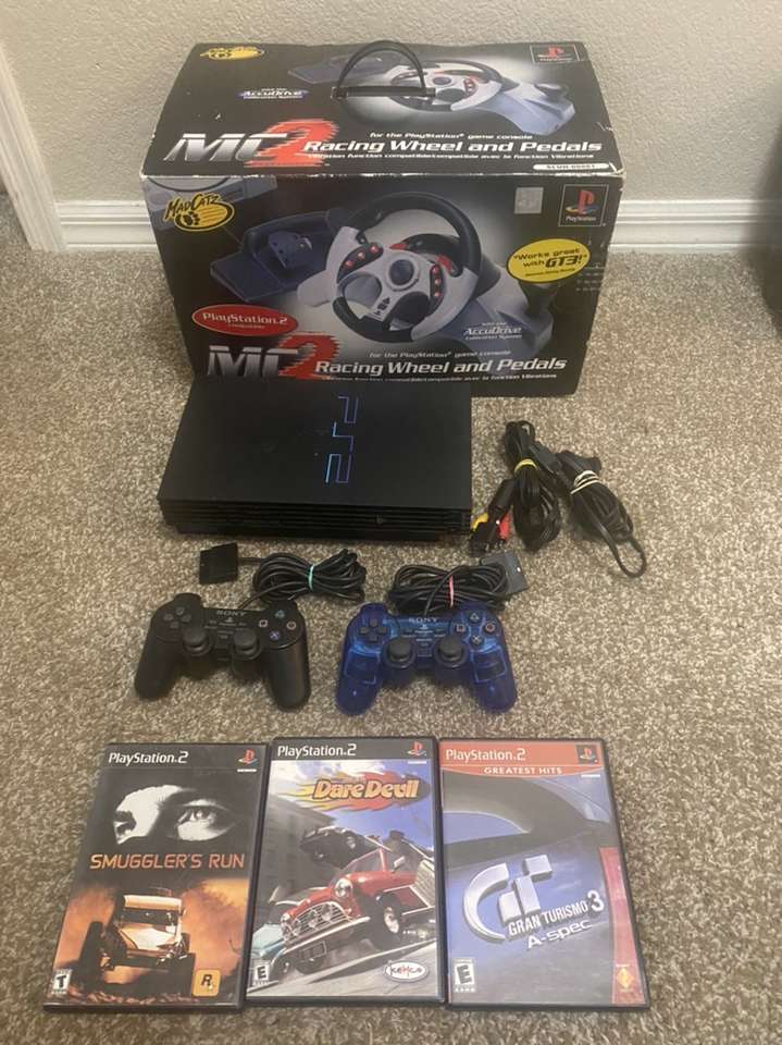PS2 Driving Bundle (w/speedometer)