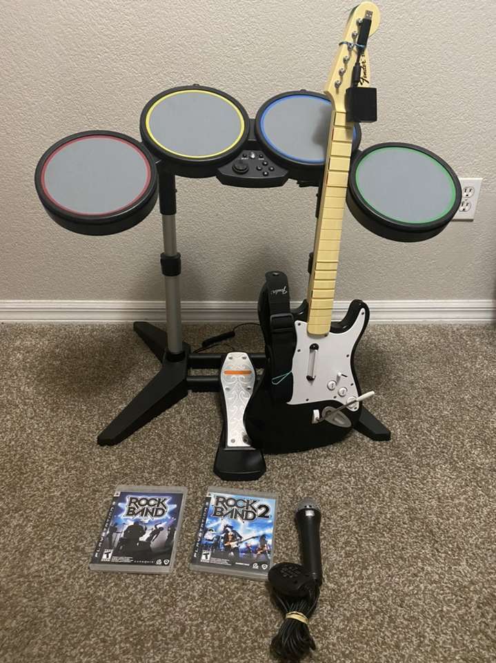 PlayStation 3 Rock Band Guitar Hero + More Avail