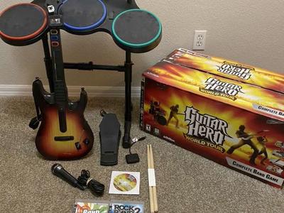 PlayStation 3 & 4 Guitar World Set w/more options