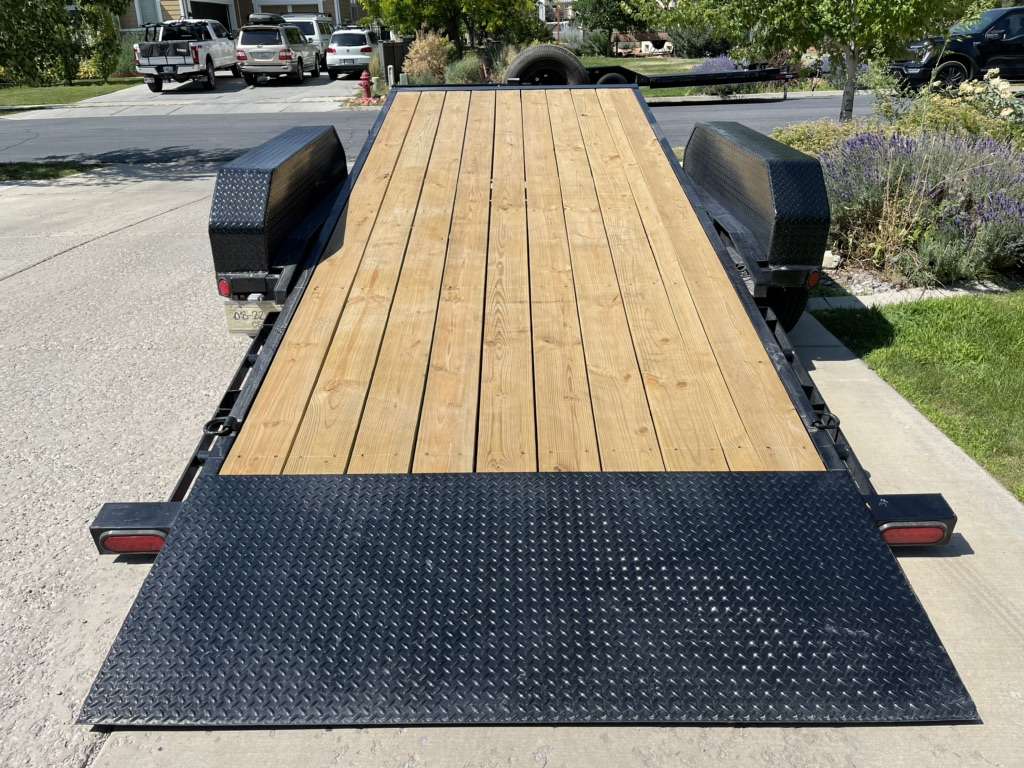 PJ Tilt Deck Trailer Car & Forklift Hauler 4 Rent