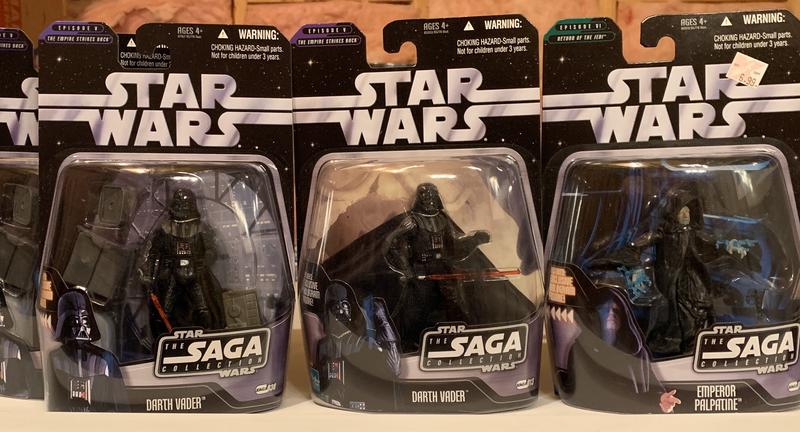 Star Wars Saga Darth Vader &amp; Emperor Palpatine