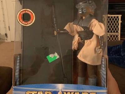 Star Wars 12” Leia In Boushh & Solo In Carbonite