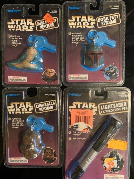 Star Wars Keychains Electronic Boba & Chewbacca