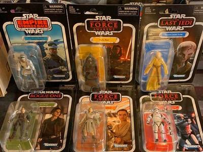 Star Wars Vintage Collection Kylo Rey Snoke Jyn