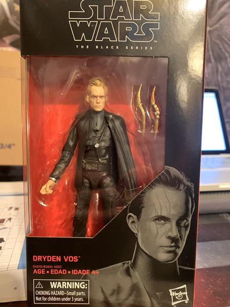 Star Wars Black Series Dryden Vos 6” MINT COND!