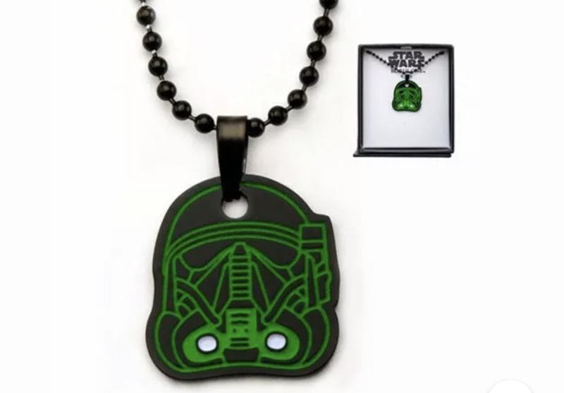 Star Wars Glow In The Dark Death Trooper Necklace