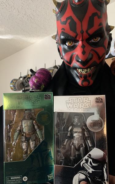 Star Wars Black Carbonized Boba Fett stormtrooper