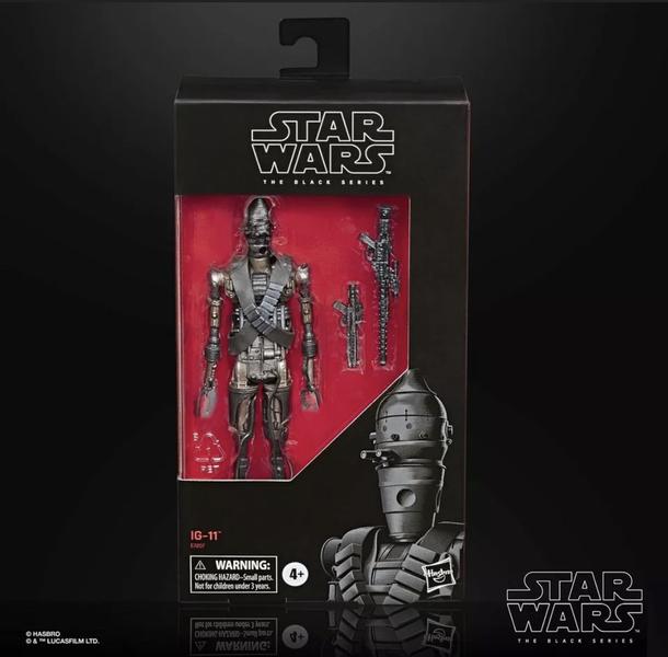 Star Wars Black Series IG-11 6 Inch Great Shape.