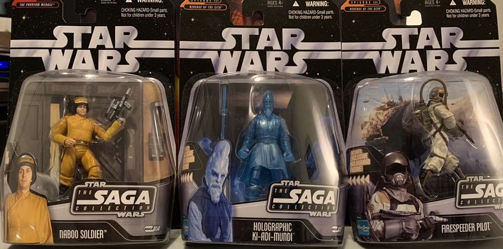 Star Wars Saga Holographic Ki-Adi & Naboo & Forest