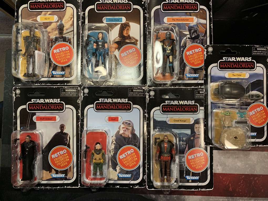 Star Wars Retro Mandalorian IG-11 Child Cara Moff