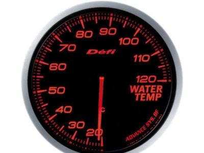 Defi Advance BF Amber Water Temperature Gauge Metric 60mm Gauge Universal DF10502 Subaru WRX STi EVO Honda Civic Supra Nissan