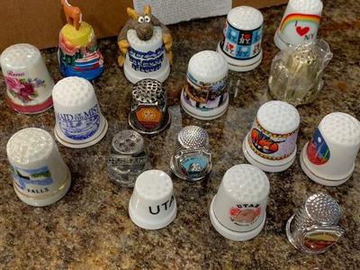Vintage Thimbles From The USA $3 Each