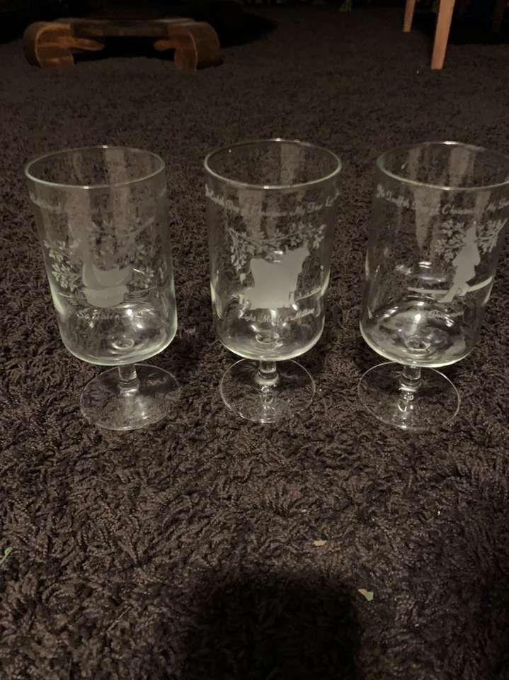 Christmas goblets