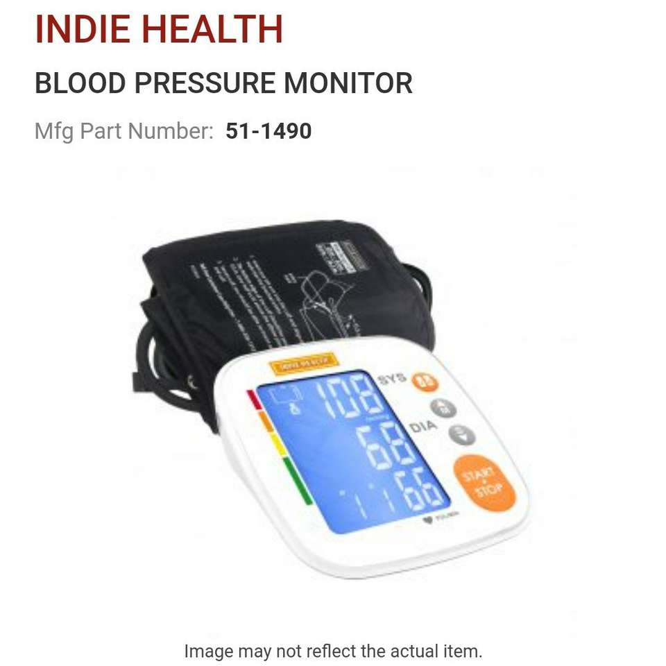 New Indie health blood pressure monitor