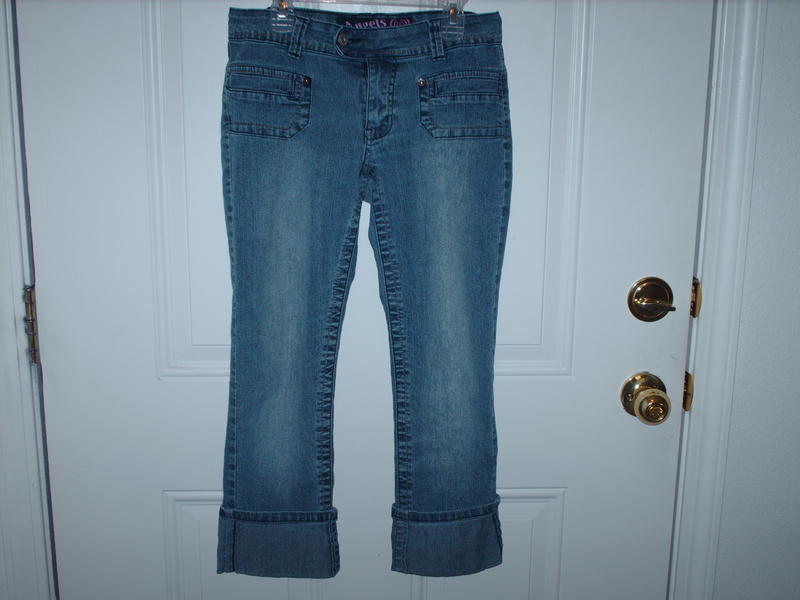 "Angels Jeans" Stretch Denim Capris Juniors Size 5