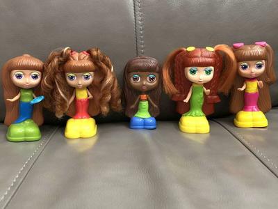 Lot of 5 Mattel Diva Starz Dolls from McDonald's 2001