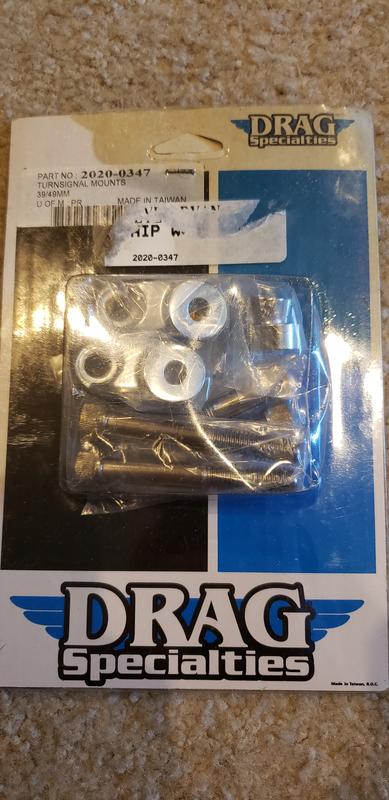 Drag Specialties Short Turn Signal Mounts 39&49mm