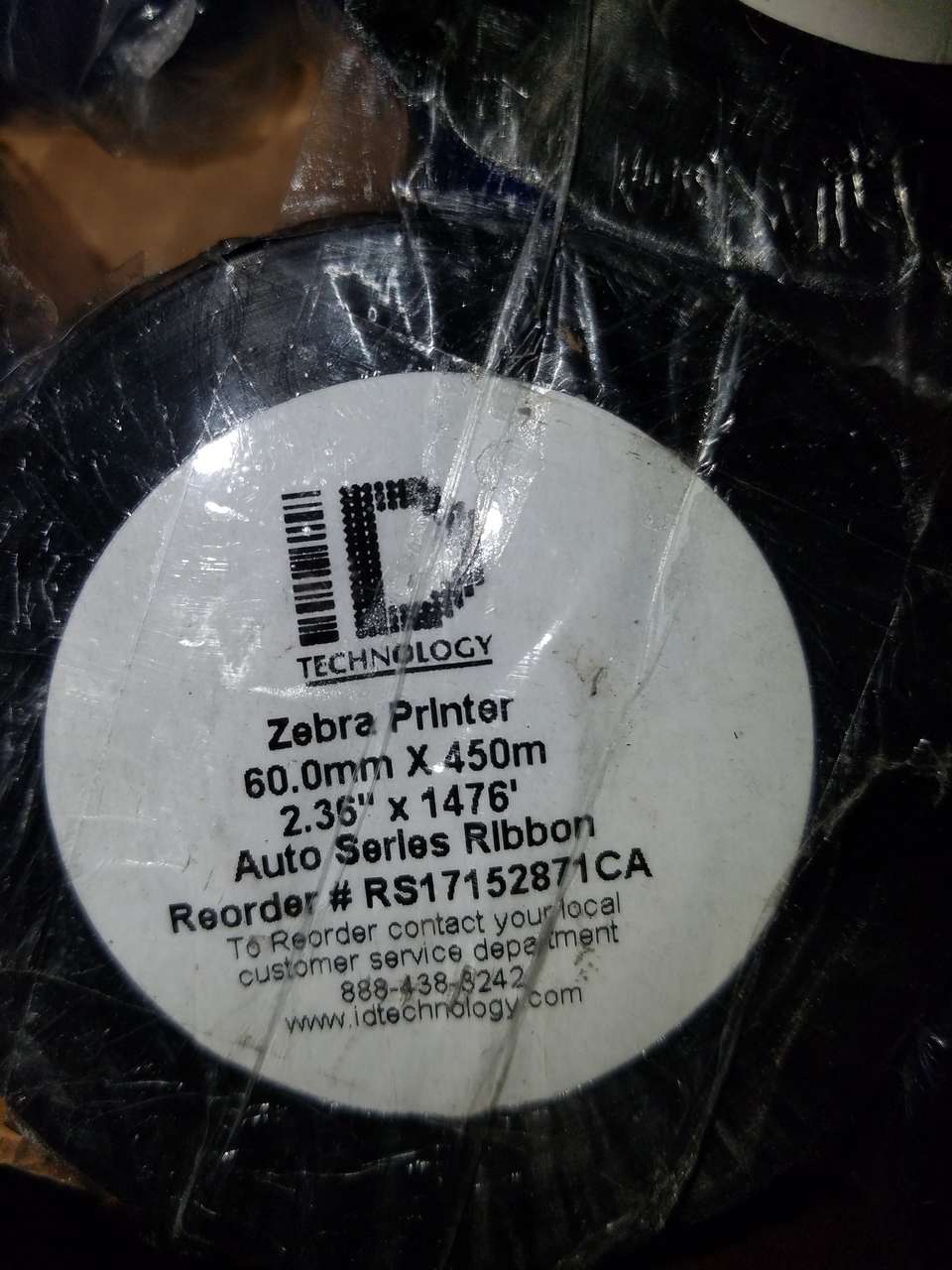 Zebra printer ribbons