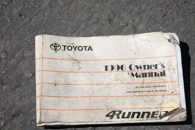 PARTS OFF 1996 toyota 4runner limited