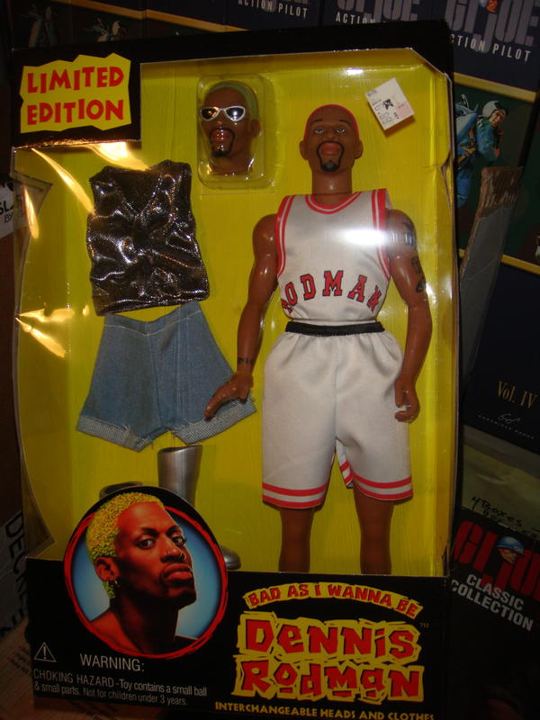RARE DENNIS RODMAN 12 ACTION FIGURE OG TRANSGENDER DOLL PRE KIM JONG UN FRIENDSHIP