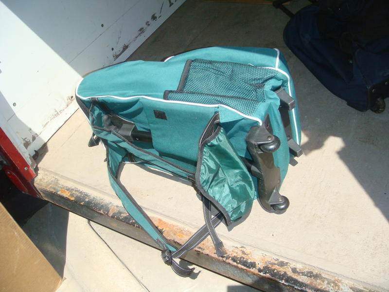 back pack roller duffel bag w pull out handle kids