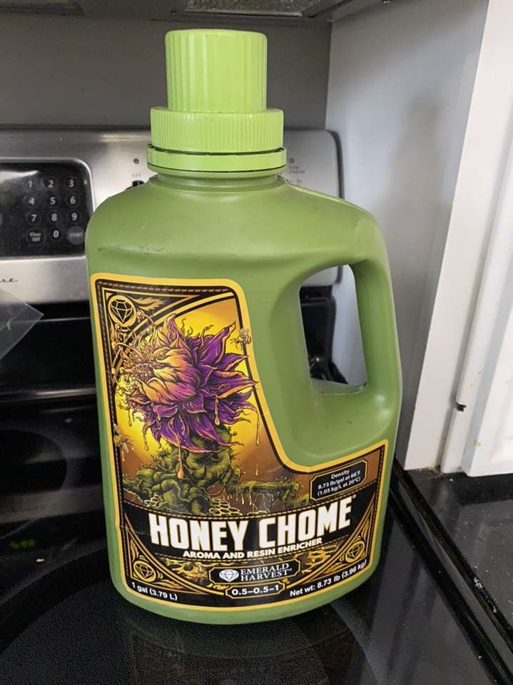 Honey Chrome Aroma & Resin Enricher- Open Bottle