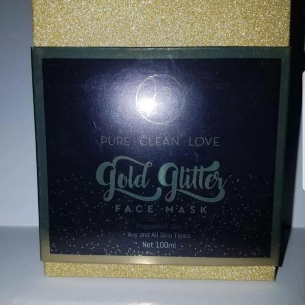 Hydrating Gold Face Mask Glitter Stars