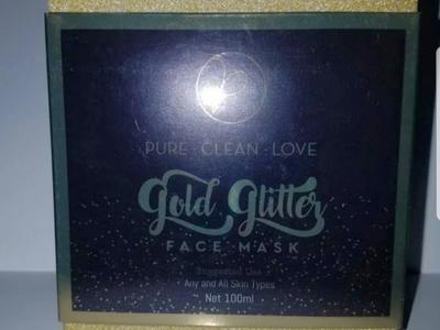 Hydrating Gold Face Mask Glitter Stars